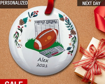 Fantasy Football Ornament – Fun Christmas Gift for Commissioner or Team Owner