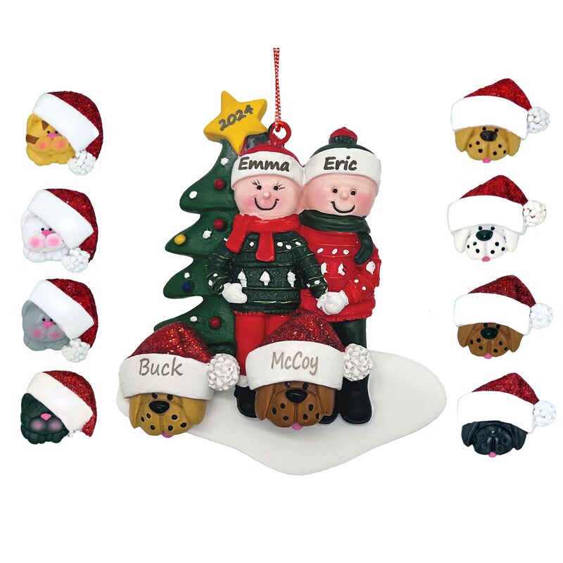 Couple Christmas Ornaments 2025 Kissing Couple Bone China Dessert Plate Melody Rose London Wolf & Badger Christmas Ornaments Couple