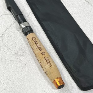 Personalized Fishing Rod Telescopic 1.8 M, Casting/Spinning Father&#39;s Day Gifts, Fisherman Gifts, Custom fishing Rod, Gift for Him, For Dad