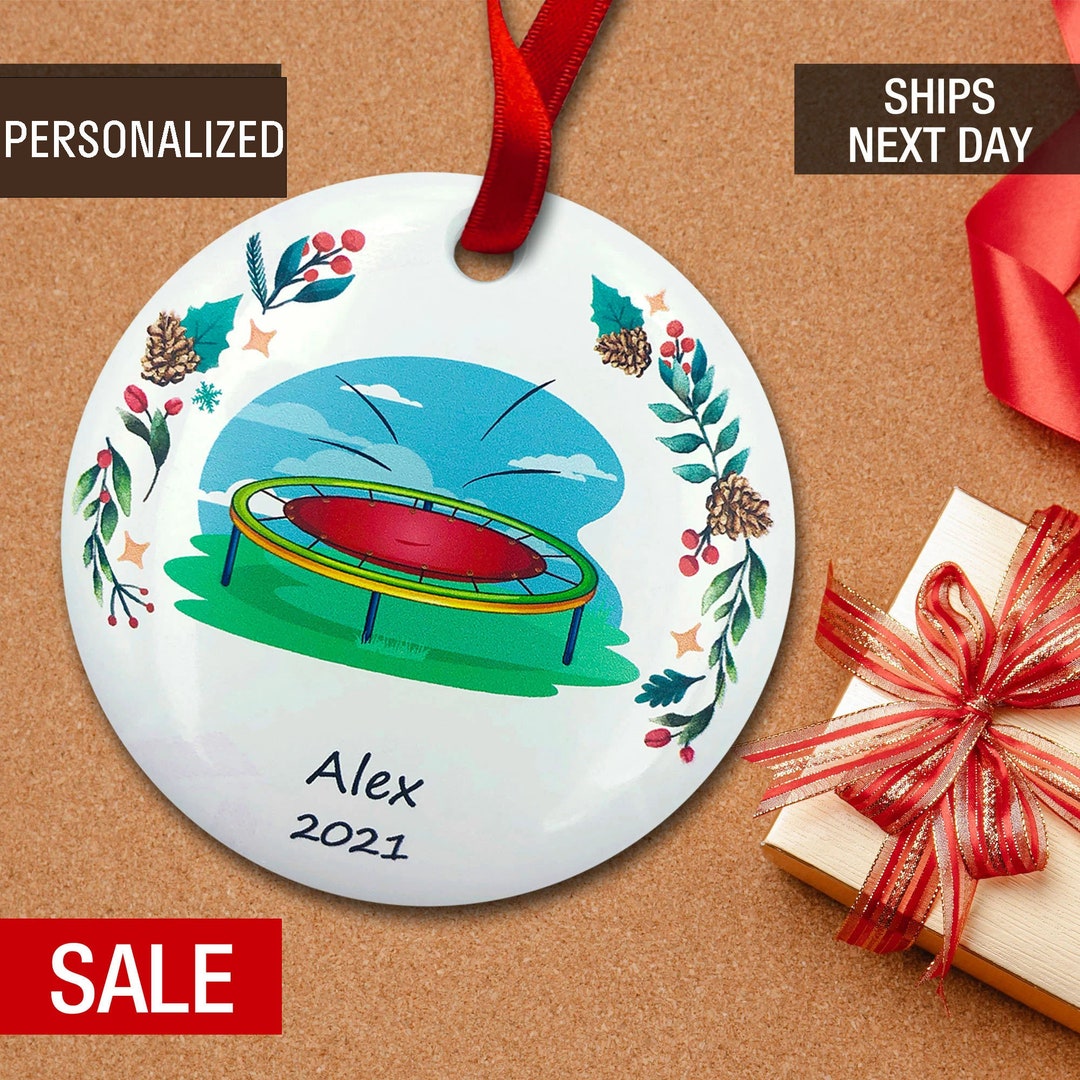 Trampoline Christmas Ornament 