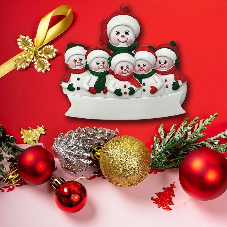 Single Parent Snowman Ornament Personalized Christmas Holiday ...