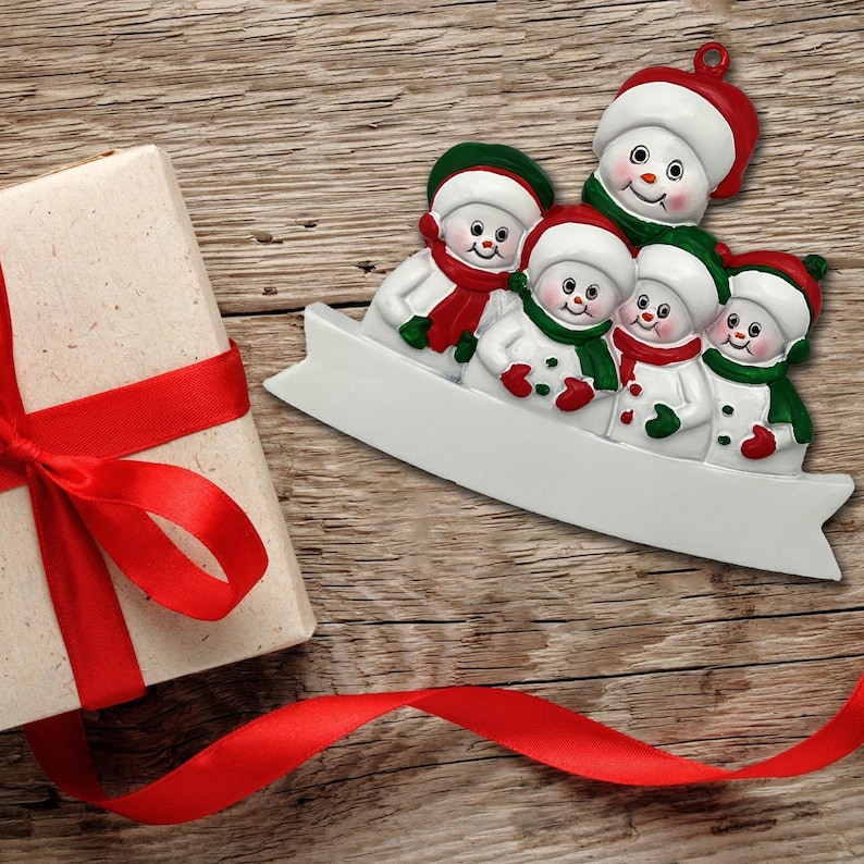 Single Parent Snowman Ornament Personalized Christmas Holiday ...