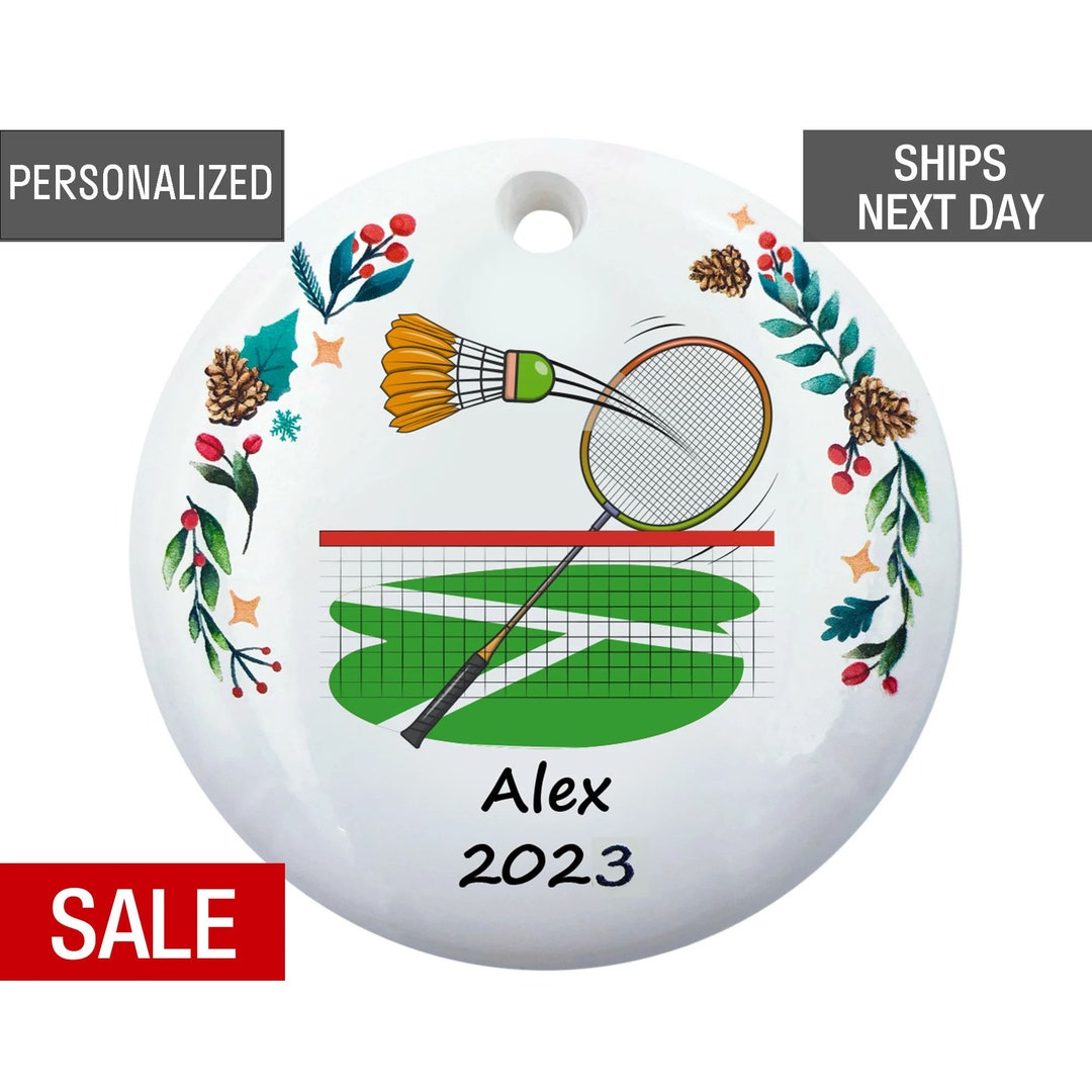 Badminton Christmas Ornament Badminton Player Gift Badminton Etsy