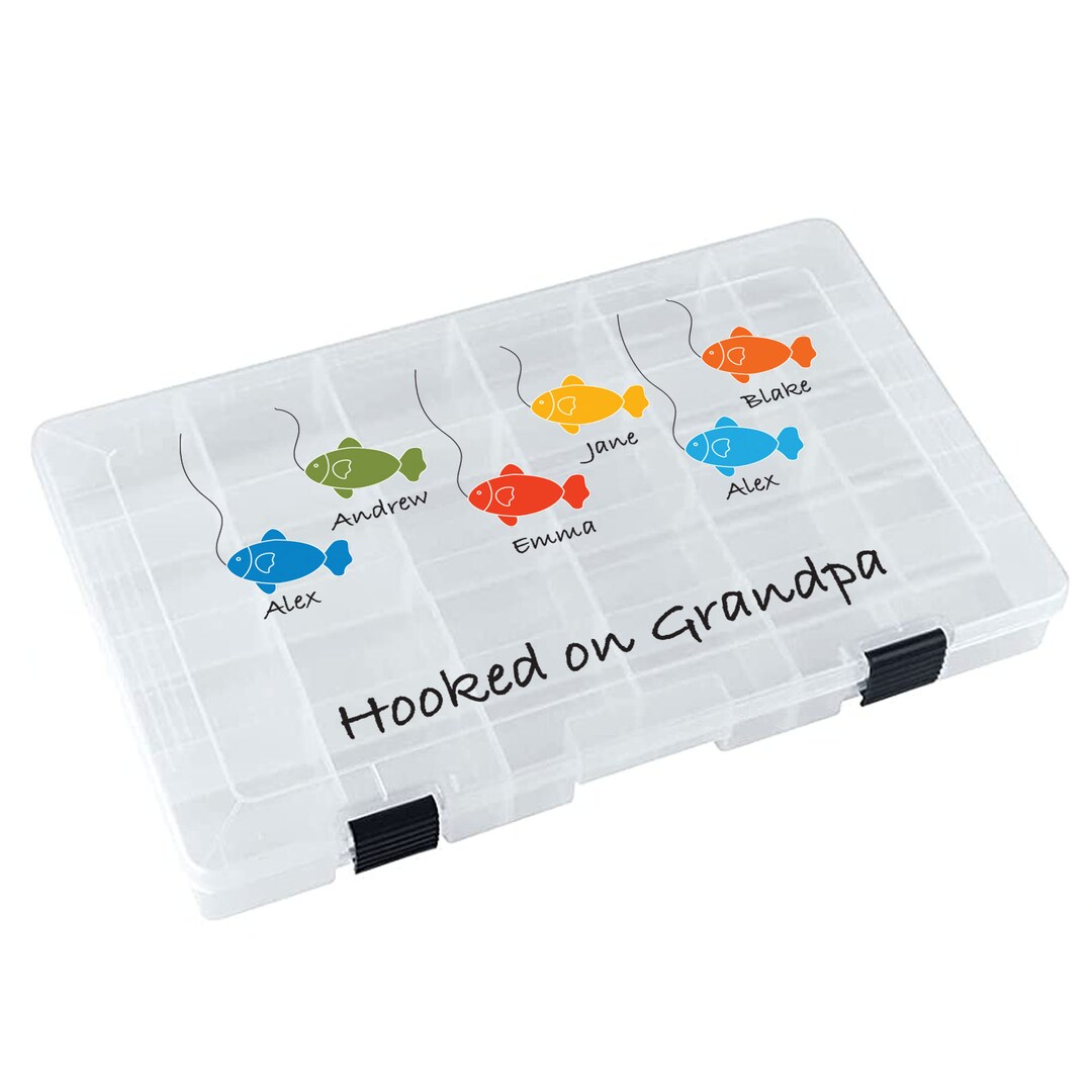 Fishing Tackle Box Ornament Personalized Christmas Gift for Anglers ...