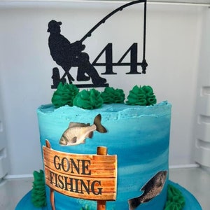 Fishing Cake Topper -  UK