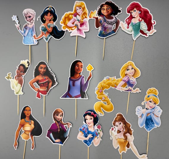 Princess cake topper. Half bodies for buttercream skirts. Princess dream.. Cakes or cupcake decorations