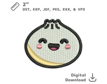 Bao Chinese Steamed Bun Embroidery Machine File dst jef pes exp xxx vp3