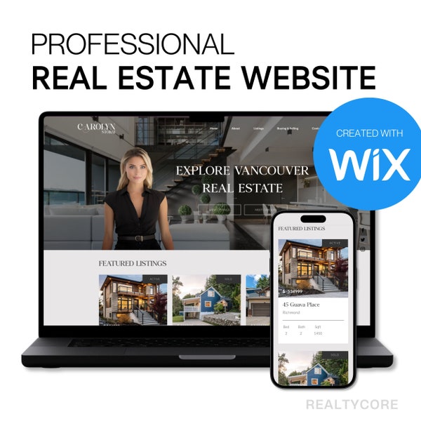 Real Estate Website Template Wix Realtor Website Marketing Real Estate Design Wix Website Best Real Estate Web Templates Property Website