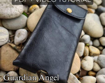 Leather Phone Case DIY Template, Leathercraft Project (PDF Pattern)