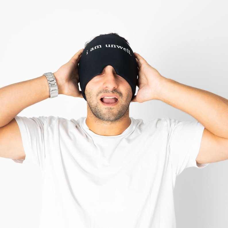 Hangover Relief Cap - "I Am Unwell.", Soft Silicon Gel Design, Snug Fit for All Head Sizes image 3
