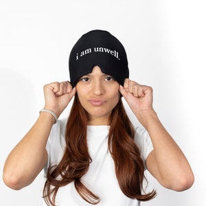 Hangover Relief Cap - "I Am Unwell.", Soft Silicon Gel Design, Snug Fit for All Head Sizes image 7