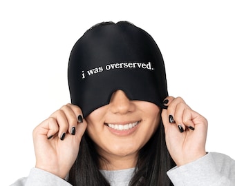 custom text design hangover relief cap
