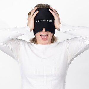 Hangover Relief Cap - "I Am Unwell.", Soft Silicon Gel Design, Snug Fit for All Head Sizes image 4