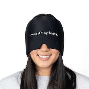 Hangover Relief Cap - &quot;Everything Hurts.&quot;, Soft Silicon Gel Design, Snug Fit for All Head Sizes