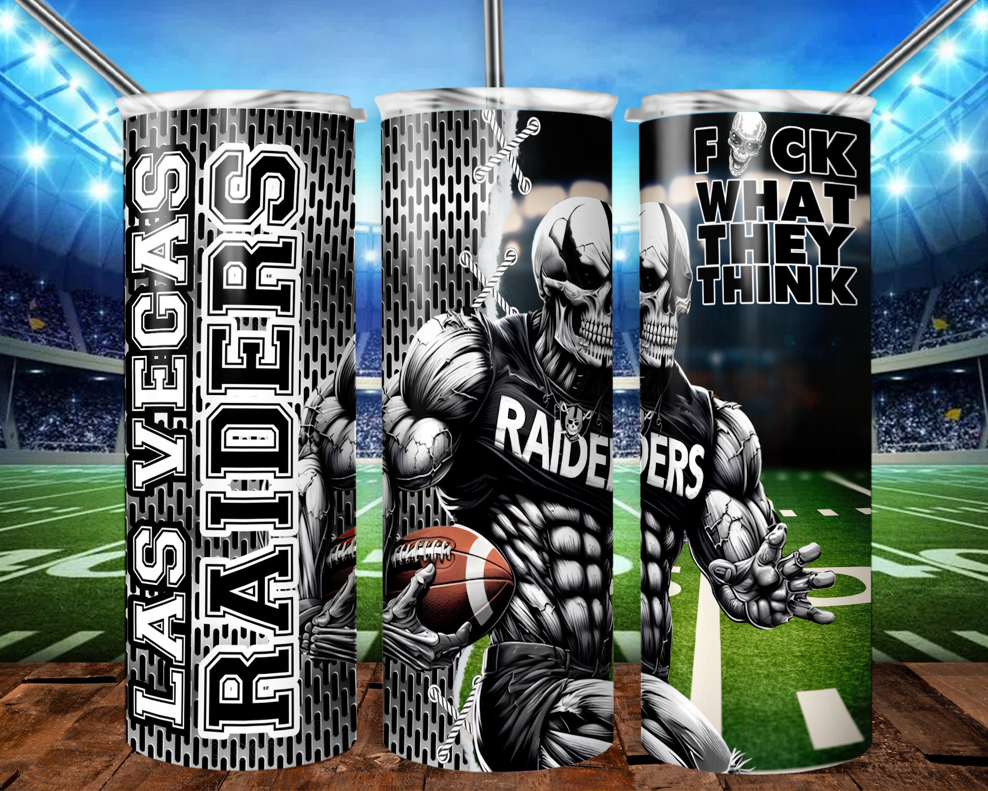 20oz Raiders Tumbler – Aly B Creative Creations