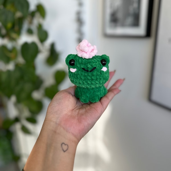 Gehäkelter mini Frosch  - Crochet mini Frog/Froggy - Amigurumi Plüschtier