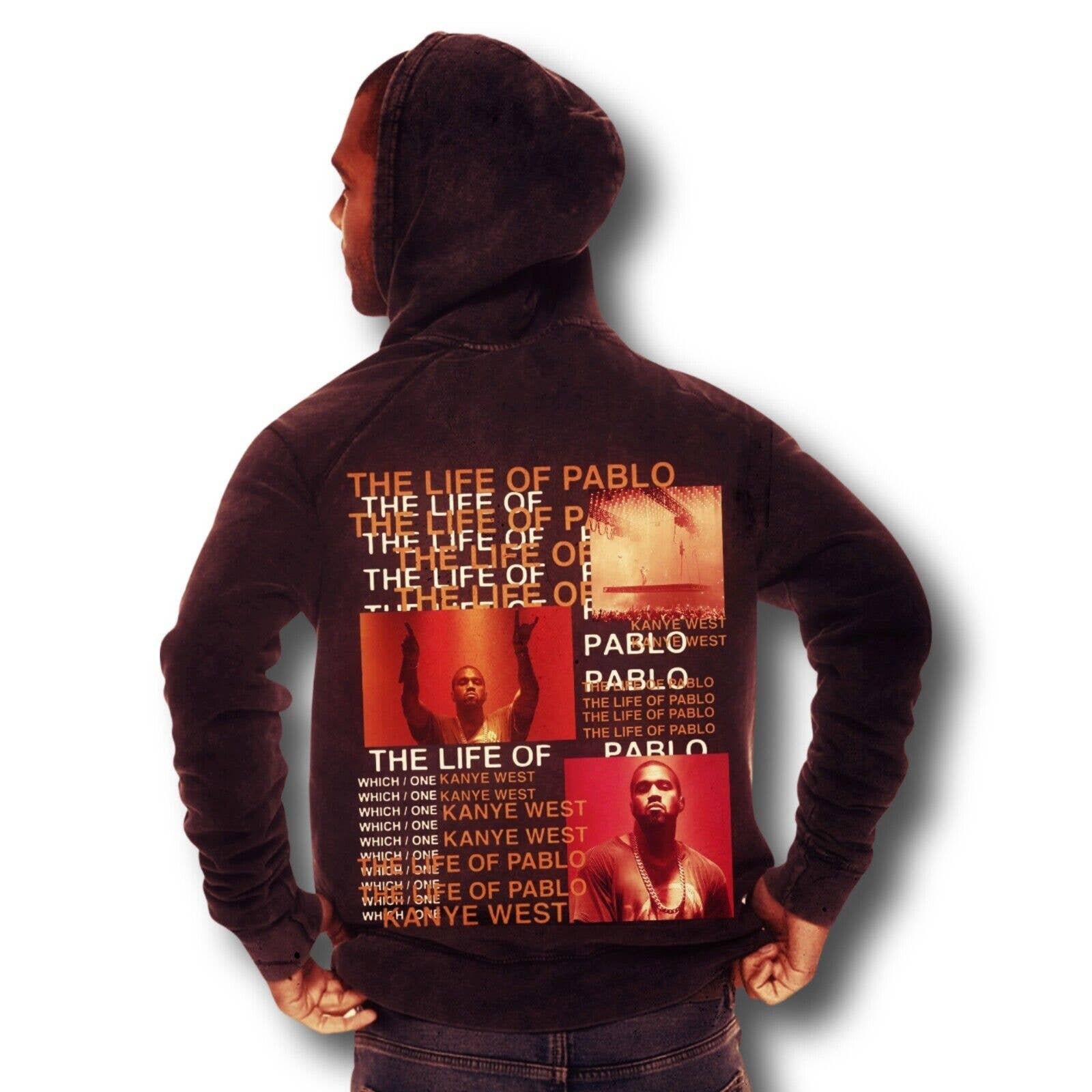 Discover Kanye West Ye The Life Of Pablo Saint Pablo Tour Merch TLOP Vintage Style Hoodie