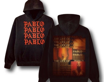 Kanye West Ye The Life Of Pablo Saint Pablo Tour Merch TLOP Vintage Style Hoodie