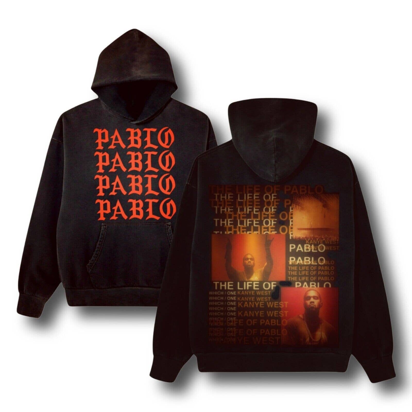 Discover Kanye West Ye The Life Of Pablo Saint Pablo Tour Merch TLOP Vintage Style Hoodie