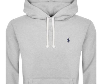 Ralph Lauren Fleece Hoodies In Grey Colour available in S,M,L