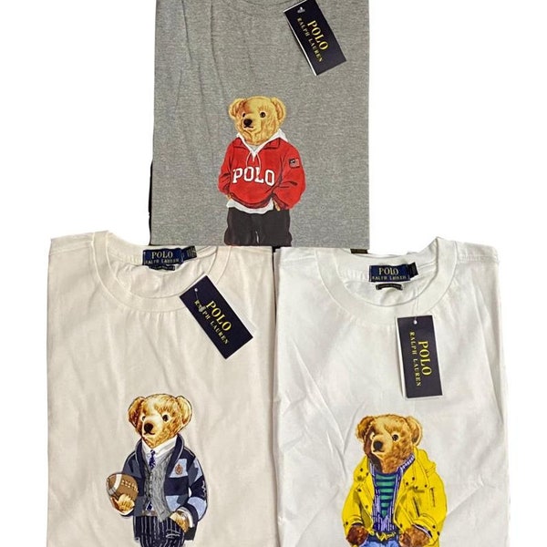 Polo Ralph Lauren Teddy-bear T-Shirt For Men S To 2xl