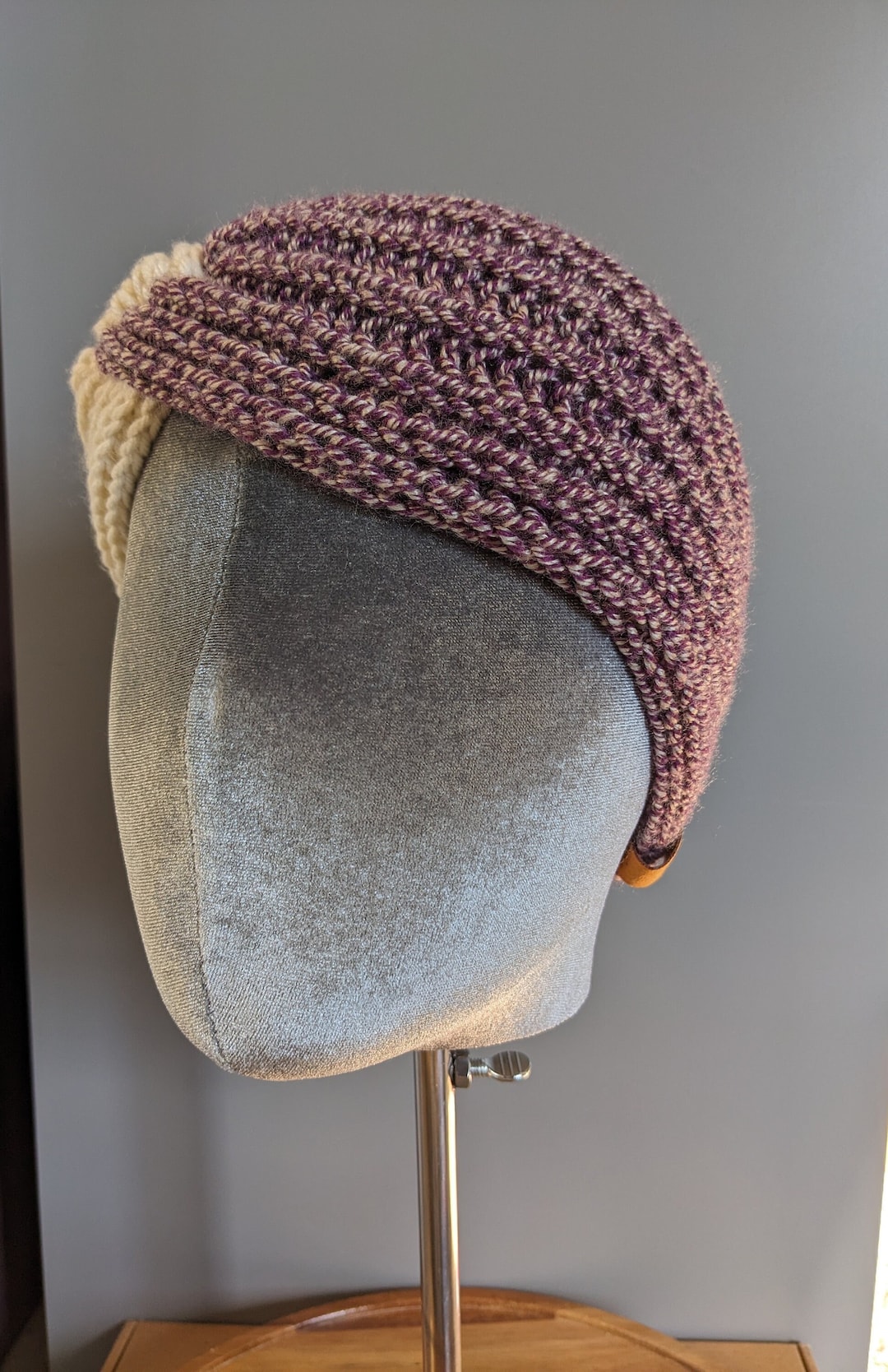 Eggplant & Parmesan Twist Headband/earwamer Etsy