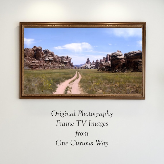 Utah Canyonlands Trail Desert Landscape Frame TV Art Digital Download