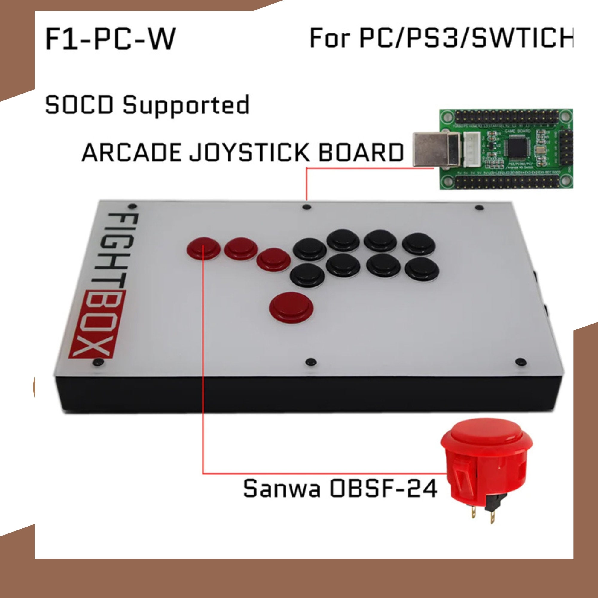 Hitbox Controller Leverless Controller Hitbox Arcade Birthday Gifts for ...
