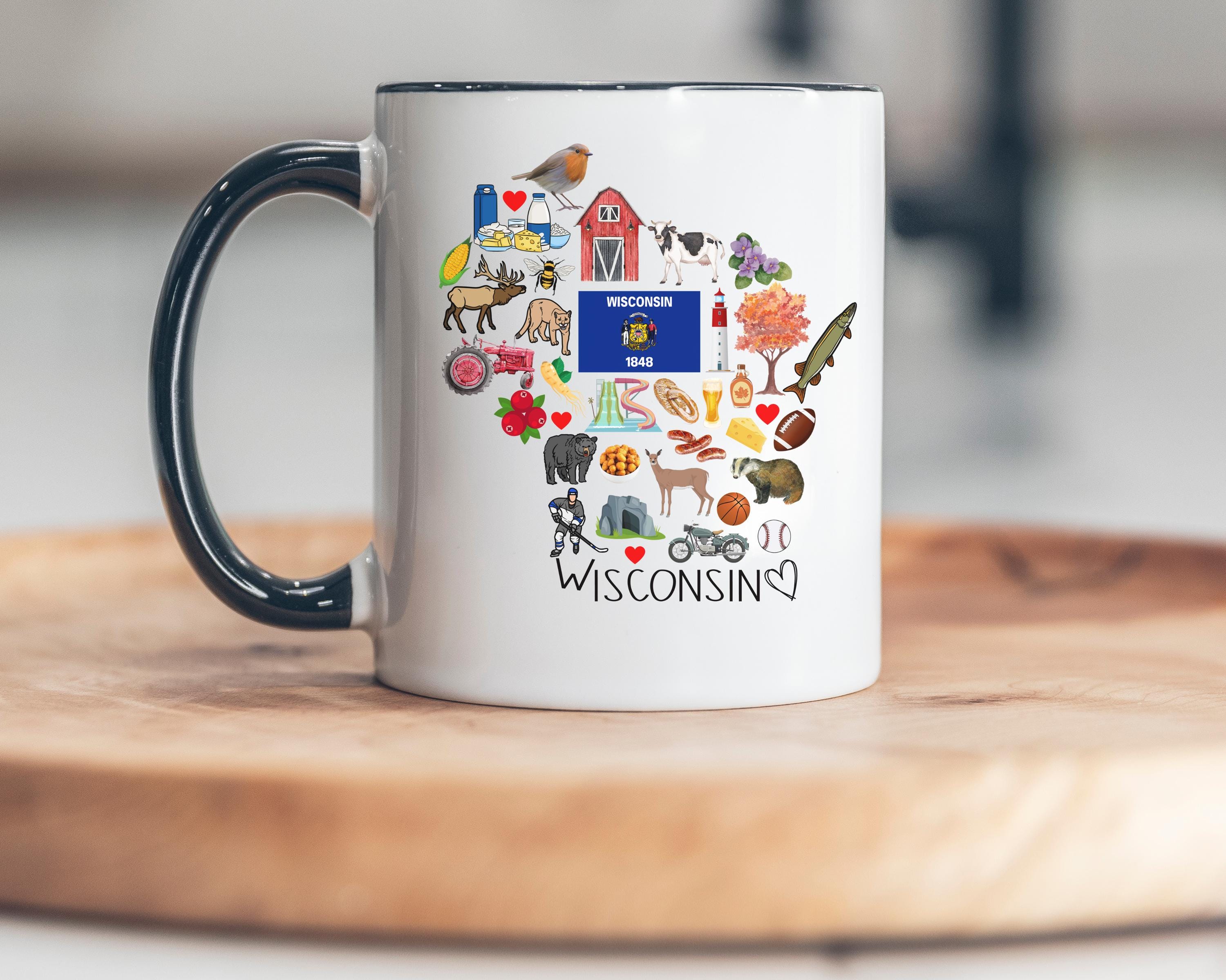 Wisconsin Coffee Mug - Etsy