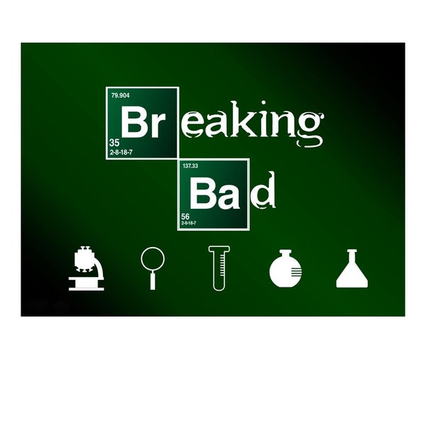 Breaking Bad digital design,Heisenberg vector drawing,Digital Breaking Bad poster,Walter White character design,Digital meth lab illustratio