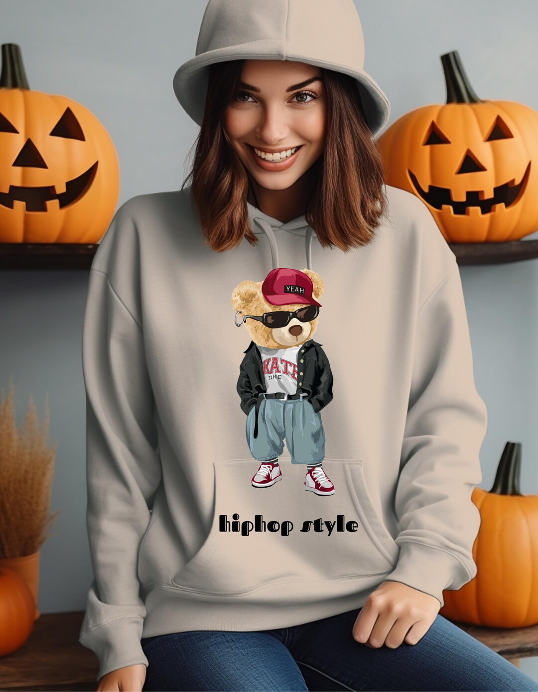 Hip Hop Teddy Bear,rock Style Teddy Bear,teddy Bear With Red Hat,teddy ...