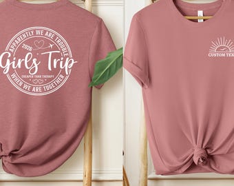 Custom Girls Trip 2026, Girls Trip Gifts, Girls Weekend, Girls Vacation Shirt, Girls Summer Trip Shirt, Beach Vacay Tee