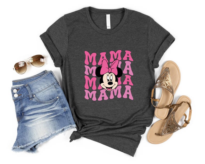 Mama Mouse Shirt, Mothers Day Shirt, Gift For Mom, Disney Mama Sweatshirt, Mama Shirt, Minnie Shirt, Mama Gift, Minnie Mouse Shirt image 5