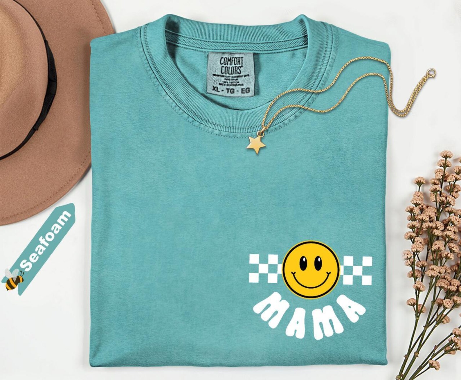 Comfort Colors Mama Dada Smiley Face T-shirt: One Happy First Birthday ...