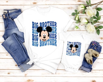 Brother Matching Shirt, Big Brother Shirt, Little Brother Shirt, Pregnancy Announcement Shirt, Gender Reveal Party Shirt, Baby Shower Gift