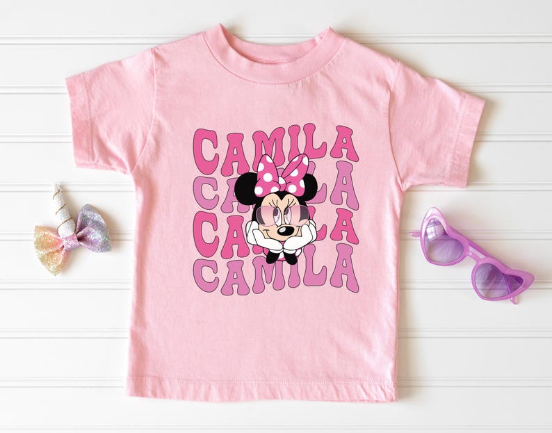Disney Shirt Matching Mama Mini Shirt,Disney Mom Daughter Trip shirt,Disney Mama Shirt,Minnie Disney Mom Shirt,Personalized Minnie mouse Tee image 3
