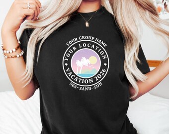 Custom Family Vacation Shirt: Summer Group Trip
