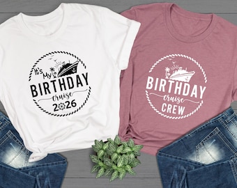 Birthday Cruise Shirt: Family Matching Cruise Party Shirt, Party Cruise Crew Tee