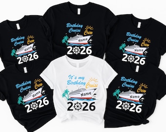 It's My Birthday Cruise Shirt, Birthday Cruise Crew Shirt, Custom Birthday Crew Shirt, Custom Family Birthday Shirt, Birthday Vacation Shirt