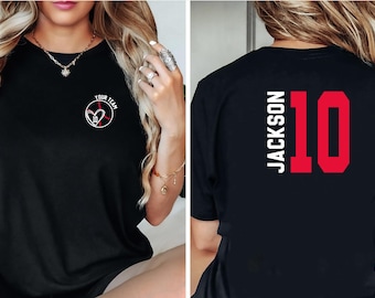 Custom Baseball Name and Number Shirt, Front Baseball Team Shirt, Back Name and Number Baseball Shirt, Personalized Baseball Mom T Shirt