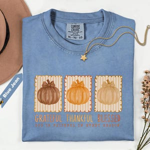 Comfort Colors Shirt Fall Shirt, Fall For Jesus Shirt, Comfort Colors Autumn Shirt, Thankful Shirt, Christian apparel, Jesus fall shirt zdjęcie 8