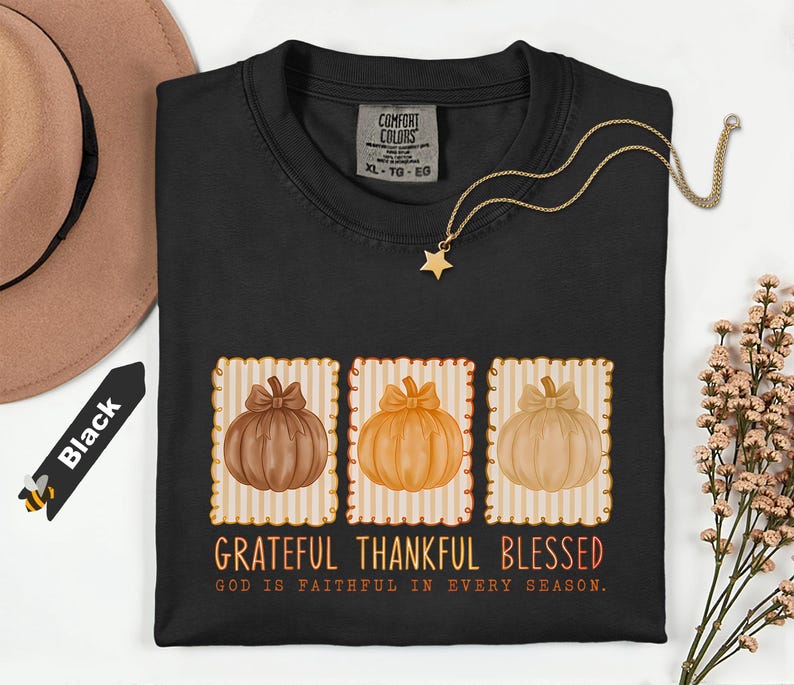 Comfort Colors Shirt Fall Shirt, Fall For Jesus Shirt, Comfort Colors Autumn Shirt, Thankful Shirt, Christian apparel, Jesus fall shirt zdjęcie 6