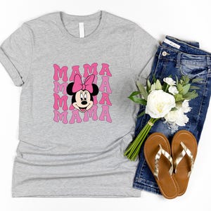 Mama Mouse Shirt, Mothers Day Shirt, Gift For Mom, Disney Mama Sweatshirt, Mama Shirt, Minnie Shirt, Mama Gift, Minnie Mouse Shirt image 6