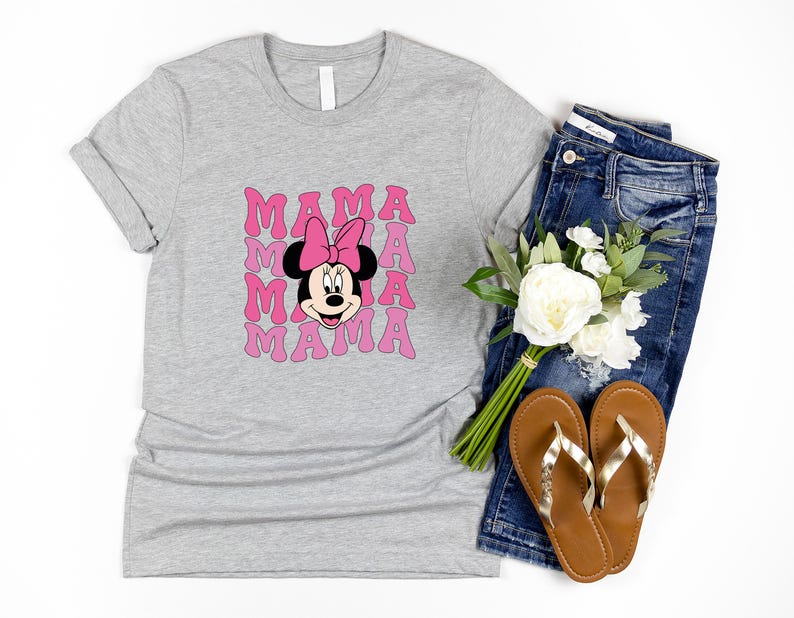 Mama Mouse Shirt, Mothers Day Shirt, Gift For Mom, Disney Mama Sweatshirt, Mama Shirt, Minnie Shirt, Mama Gift, Minnie Mouse Shirt image 6