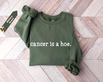 Sweat-shirt cancer drôle, chemise cancer - cadeau cancer drôle, cadeau survivant du cancer, chemise sans cancer, chemise cancer du sein, t-shirt survivant du cancer