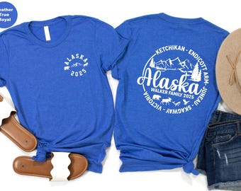 Custom Alaska Cruise T Shirts, Personalized Alaska Cruise Shirt, 2025 Alaska Cruise Sweatshirt,Cruisin to Alaska, Matching Family Cruise Tee