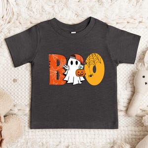 Boo Ghost Halloween Shirt, Halloween Kids Shirt, Ghost Pumpkin Girls T-shirt, Toddler Halloween Shirt, Halloween Boo Shirt, Halloween Gift