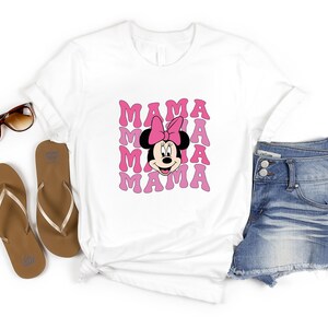 Mama Mouse Shirt, Mothers Day Shirt, Gift For Mom, Disney Mama Sweatshirt, Mama Shirt, Minnie Shirt, Mama Gift, Minnie Mouse Shirt image 2
