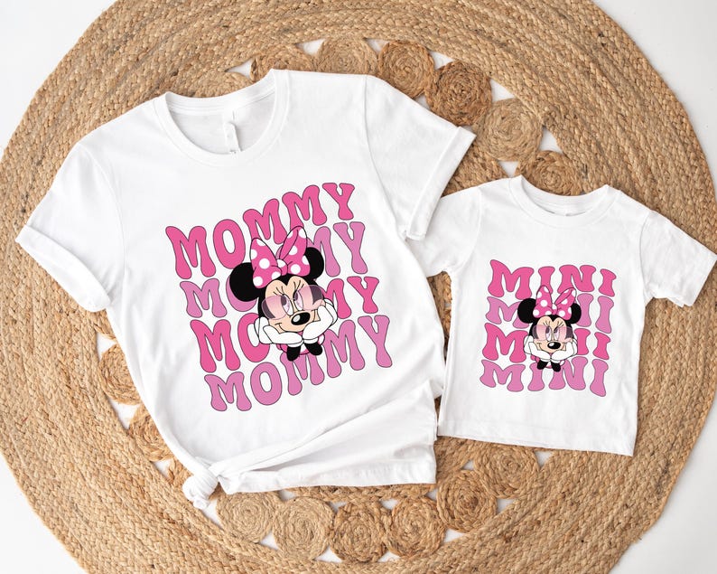 Disney Shirt Matching Mama Mini Shirt,Disney Mom Daughter Trip shirt,Disney Mama Shirt,Minnie Disney Mom Shirt,Personalized Minnie mouse Tee