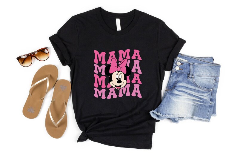 Mama Mouse Shirt, Mothers Day Shirt, Gift For Mom, Disney Mama Sweatshirt, Mama Shirt, Minnie Shirt, Mama Gift, Minnie Mouse Shirt image 4